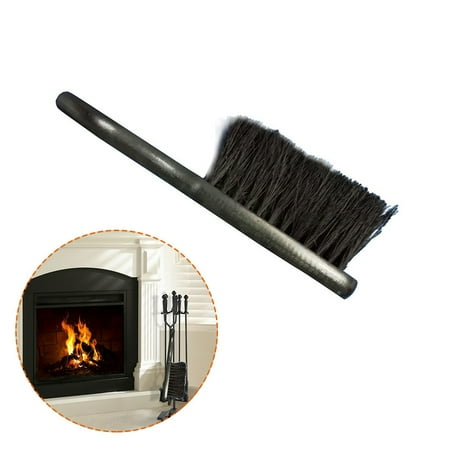 

Wooden Handle Shape Brush Head Fireplace Fire Hearth Fireside Brush
