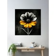 thumbnail image 2 of Flower 269 Poster Wall Art, Modern Wall Decor For Living Room Bedroom, 24x24 UNFRAMED, 2 of 3