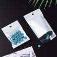 thumbnail image 3 of Pearl Film OPP Cellophane Bags Self-Adhesive Sealing with Hang Hole Rectangle White 14x6cm Unilateral Thickness: 0.035mm Inner Measure: 9x6cm diy, 3 of 3
