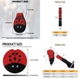 thumbnail image 6 of Uorisanigo Cute Ladybird Car Seat Cover Full Set of 18 Pack with Steering Wheel Cover Seatbelt Shoulder Pad Center Console Pad Cup Coasters Headrest Covers Lever Stick Knob Covers for Most Cars, 6 of 7