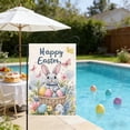 thumbnail image 7 of Rijanmt Double-Sided Easter Bunny Yard Flag Welcome Banner,12*18" Waterproof Double-Stitched Garden Flag,Happy Bunny Yard Flags For Outside Home Decor,Welcome Banners For Garden Lawn Patio Balcony,A, 7 of 7