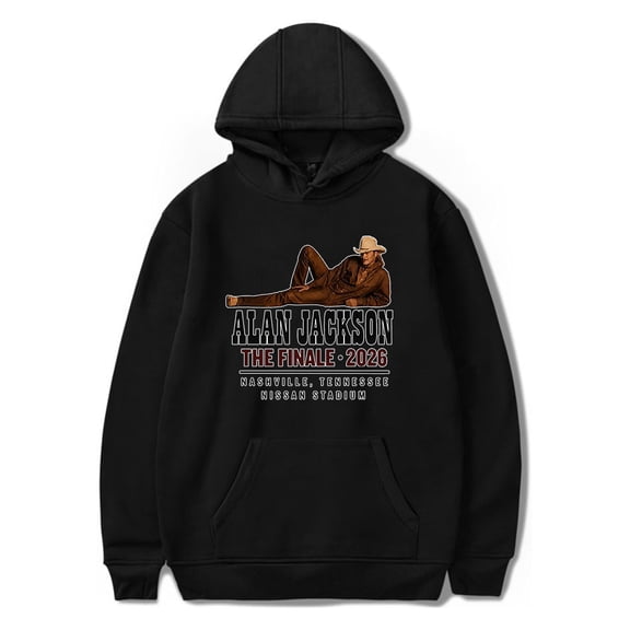 Alan Jackson Nashville 2026 Hoodie Unisex Hooded Sweatshirt Fashion Printed Pullover