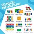 thumbnail image 4 of HHHC Jouets STEM - Jouets Éducatifs de Construction pour Enfants de 4 à 8 Ans avec 163 Pcs, Outils, Guide de Conception et Boîte de Rangement pour Enfants, 4 of 7