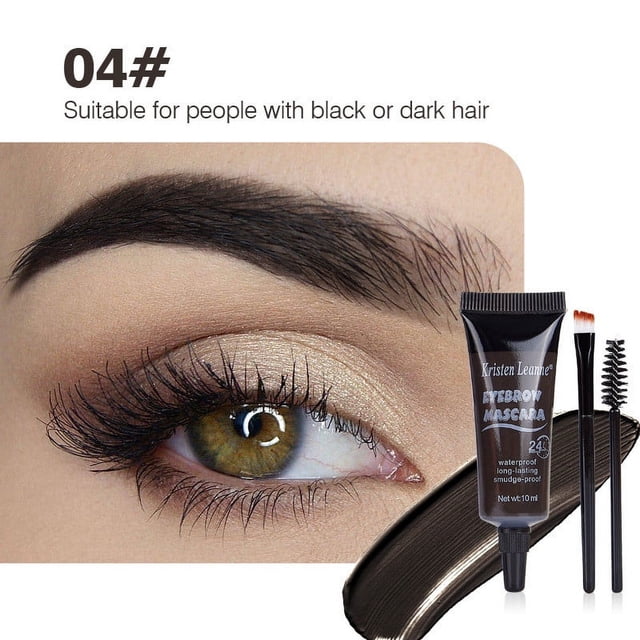 geles tintados para cejas: maquillaje líquido de larga duración y antimanchas, máscara de pestañas, gel tintado, gel semipermanente para cejas, volumen y realce.