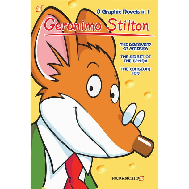 Geronimo Stilton 3 In 1 The Discovery Of America The Secret Of The Sphinx And The Coliseum Con Walmart Com Walmart Com