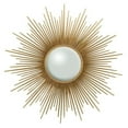 thumbnail image 1 of Sun Mirror in Gold – Radiant Wall Accent Mirror with Intricate Metal Frame in a Gleaming Gold Finish, Perfect for Adding a Luxurious and Eye-Catching Statement to Any Room, 1 of 4