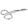 thumbnail image 2 of Eyelash Tweezers Stainless Steel Scissors Shaped Eyebrow Clip (Silver) Nose Hair Trimmer, 2 of 5