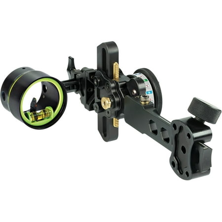 HHA Sports Tetra Max RYZ 2519 Short Bar 2-Pin Bow Sight with Scope .019 Pin...