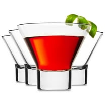 Godinger Martini Glasses, Italian Cocktail Glasses, Dessert Cups, Set of 4, 8oz - Made in Italy
