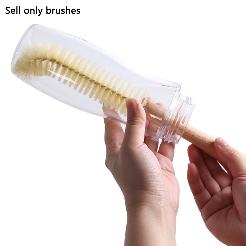 Wooden Long Handle Cup Brush Bottle Brush Kitchen Household Portable Cup Cleaning Brush;Wooden Long Handle Cup Brush Bottle Brush Portable Cup Cleaning Brush