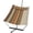 Coffee, variant on Senfot Iron T-Shaped Stand Hammock with Arc Tube Cover Cloth, Sturdy Comfortable Outdoor Hammock Coffee