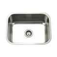 thumbnail image 2 of Houzer STS-1300-1 23-1/4" x 17-1/2" Stainless Steel Undermount Kitchen Sink, 2 of 8