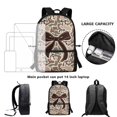 thumbnail image 6 of Yuyamidu Bow Camo Kids Backpack Ages 4-6 Elementary School Bookbag for Girls Backpacks Junior Students Schoolbag Kids Youth Shoulder Bag for School, 6 of 6