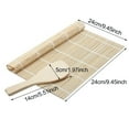 thumbnail image 5 of Shoreew Bamboo Sushi Mat with Rice Spoon Natural Sushi Roller Mat Food-Safe Sushi Making Supplies for Shaping Molding Sushi Roll, 5 of 7