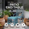 thumbnail image 2 of Open Box Four Seasons Courtyard 18" Distressed Hardwood Portland Patio Table, 2 of 5