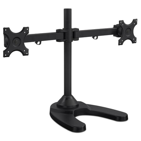 Mount It Dual Monitor Desk Stand For Lcd Led Computer Mount It Dual Monitor Desk Stand For Lcd Led Computer Displays Fits