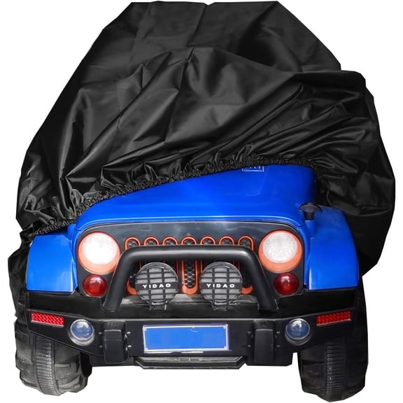 Kids Ride-On Toy Car Cover， Outdoor Protective Cover for Children's Electric Vehicles- Universal Fit,Waterproof Windproof Snow Dust Protection,55" x 33" x 32".