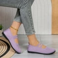 thumbnail image 2 of CAIXAI Walking Shoes Women Orthopedic Dress Sneakers Women Breathable Mesh Knitted Women Sneakers Slip-On Arch Support Mary Jane Shoes Hands Free Pull-On Shoes, 2 of 8