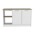 thumbnail image 6 of Newboti Furniture Kitchen Island Padua, Kitchen, White / Light Oak 41591, 6 of 8