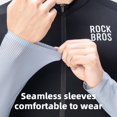 thumbnail image 5 of Maillot de ciclismo ROCKBROS de manga larga, transpirable, de secado rápido, con bolsillo trasero, ropa de ciclismo, sudadera antideslizante, traje de ciclismo, 5 of 5