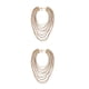 thumbnail image 4 of Minnieouse Gargantilla de cadena de Metal de lujo, collar brillante, joyería larga multicapa para banquete, baile de boda, fiesta, bola dorada Dorado 2piezas, 4 of 6