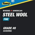 thumbnail image 4 of Homax Rhodes American Steel Wool Fine, Grade 0, 12 Pads, 4 of 6