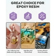 thumbnail image 6 of Nicpro 16 Ounce Crystal Clear Epoxy Resin Kit, Food Safe DIY Starter Epoxy Resin for Craft, Canvas Painting, Molds Pigment Jewelry Making, Resin Coating and Casting, 6 of 8