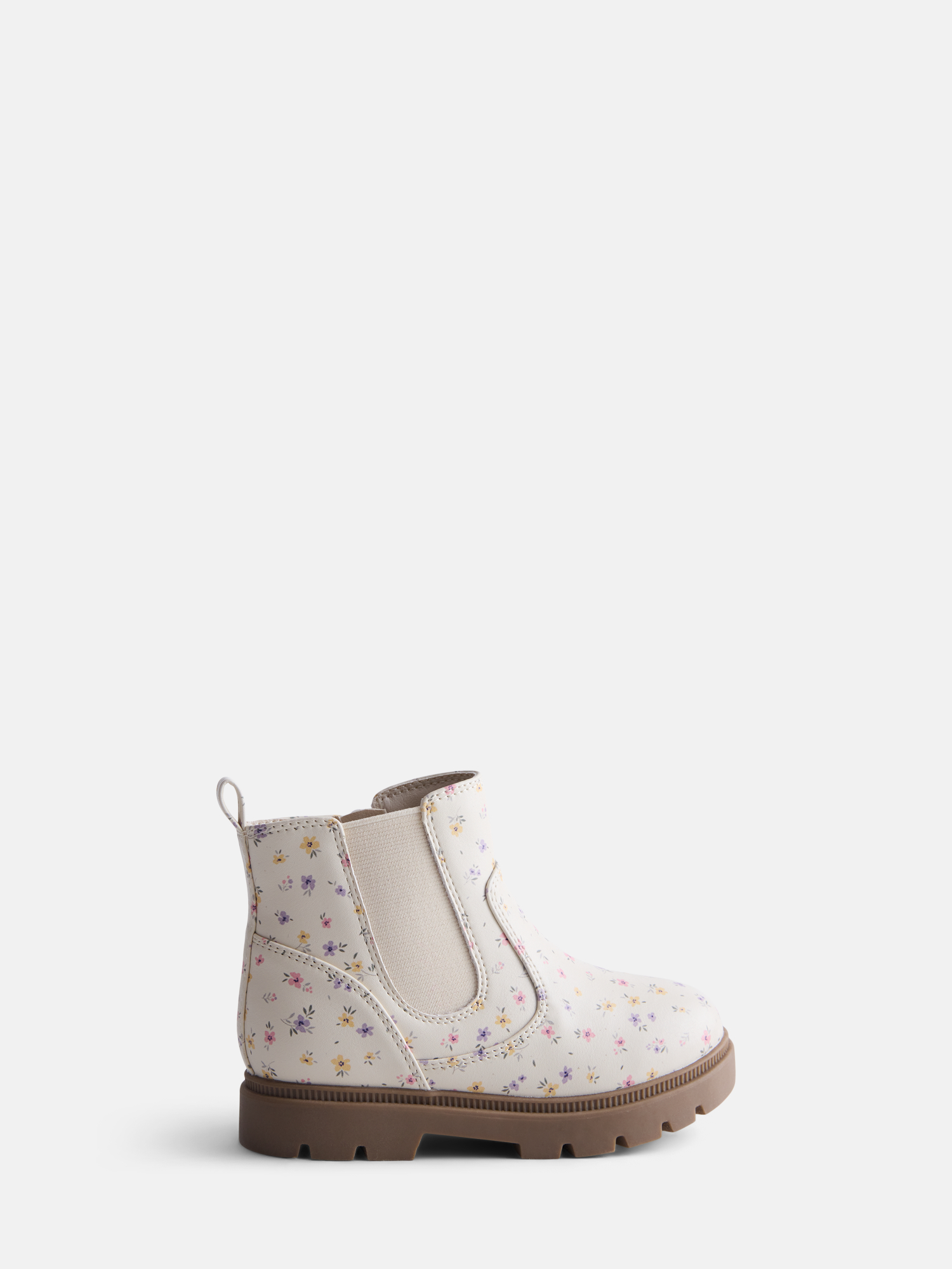 Wonder Nation Toddler Girls' Chelsea Boot with Floral Print