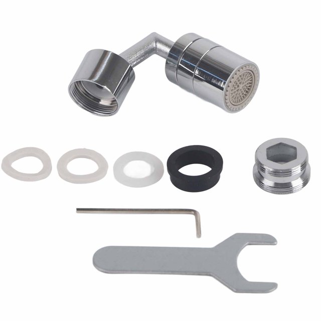 Aireador De Pulverización De ángulo De 720 Grados, Adaptador De Extensión Universal De Grifo, Antisalpicaduras De Cobre Para Lavandería Para Restaurante LHCER Faucet Extender Aerator