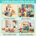 thumbnail image 4 of 33 Pcs Wooden Kids Tool Set with Tool Box & Workbench, Montessori Educational Toys for Toddlers Boys Girls Age 2 3 4 5 6, STEM Construction Pretend Play Gift, 4 of 8