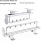 thumbnail image 4 of Telescopic Wardrobe Hanger Rail for Clothes Closet - Heavy Duty Pull Out Clothes Rack Trouser Sliding Hanger, 4 of 5