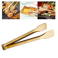 thumbnail image 4 of Pinzas de cocina de material acero inoxidable, pinzas antiadherentes antideslizantes de Metal para servir alimentos, pinzas para hornear bistec para asar , BLESIY  Pinzas de cocina, 4 of 8