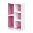 thumbnail image 4 of Furinno 11069WH-PI 5-Cube Reversible Open Shelf, White & Pink, 4 of 6