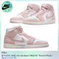 thumbnail image 1 of N I-K-E A i r-Jor-dan 1 Mid SE Pastel Pink FN5215-161 Men's US4-14 NEW, 1 of 6