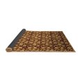 thumbnail image 2 of Ahgly Company Indoor Round Abstract Brown Modern Area Rugs, 8' Round, 2 of 4