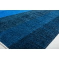 thumbnail image 5 of Elizabeth Sutton MI45B Violets Are Blue Abstract Modern Blue Area Rug, 2'7" x 8', 5 of 6