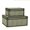 Green Stripes, variant on Kora Green Cotton Jute Designer Jewelry Box Set