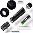 thumbnail image 3 of PEACNNG 20 Pcs Mini Pen Light Flashlights Pocket Flashlights Pen with Clip Small LED Handheld Slim Torches  Christmas Gift Without Battery(Black  3.54 Inch), 3 of 6