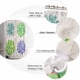 thumbnail image 5 of Shower Curtain Waterproof Shower Curtain for Bathroom,Bathtub,Shower, Summer Tropical Succulent Plants Teal Green Purple Shower Curtain Set with Hooks for Home Decoration 72x72 Inch, 5 of 6