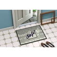 thumbnail image 4 of Carolines Treasures SB3079MAT Safe at Home Indoor or Outdoor Mat, 4 of 4