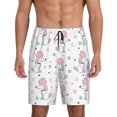 thumbnail image 3 of Lsque Cute Poodle Dog Mens Sleep Pajama Shorts,Short Pajama Pants, Cotton Ultra-Soft Knit-X-Large, 3 of 9