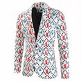 thumbnail image 3 of Chaqueta navideña para hombre, chaqueta de traje, chaqueta de abrigo de Navidad y Año Nuevo, chaqueta de fiesta de Papá Noel, traje de fiesta de carnaval de noche de Navidad, 3 of 5