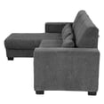 thumbnail image 3 of Sofá Love Chaise Izquierdo en L Eros 3 Plazas Gris Carbón para Sala, 3 of 8