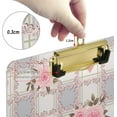thumbnail image 4 of Coolnut Pink Roses Plaid Clipboard, Acrylic Standard A4 Letter Size Clip Board with Low Profile Clip for Office, Classroom, Doctor, Nurse and Teacher Gifts, 4 of 7