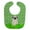 White, variant on Mastiff Brindle White Shamrocks Baby Bib