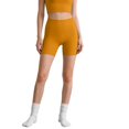 thumbnail image 2 of Sunnin Women Biker Shorts High Waist Tummy Control Solid Color Yoga Workout Shorts, 2 of 6
