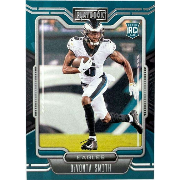 NFL 2021 Panini Playbook Football   DeVonta Smith Trading Card #107 (Rookie)
