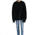 thumbnail image 3 of AMERTEER Hommes Manches Longues Col Rond Chaud Pull Automne Pull Chemises de Randonnée Bleu XXL, 3 of 9