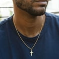 thumbnail image 4 of HZMAN 5.0mm Stainless Steel Gold Wheat Chain Necklaces for Men Women Classic Cool Link Chain Necklace Jewelry Gift 16" -30" (Gold,22), 4 of 7