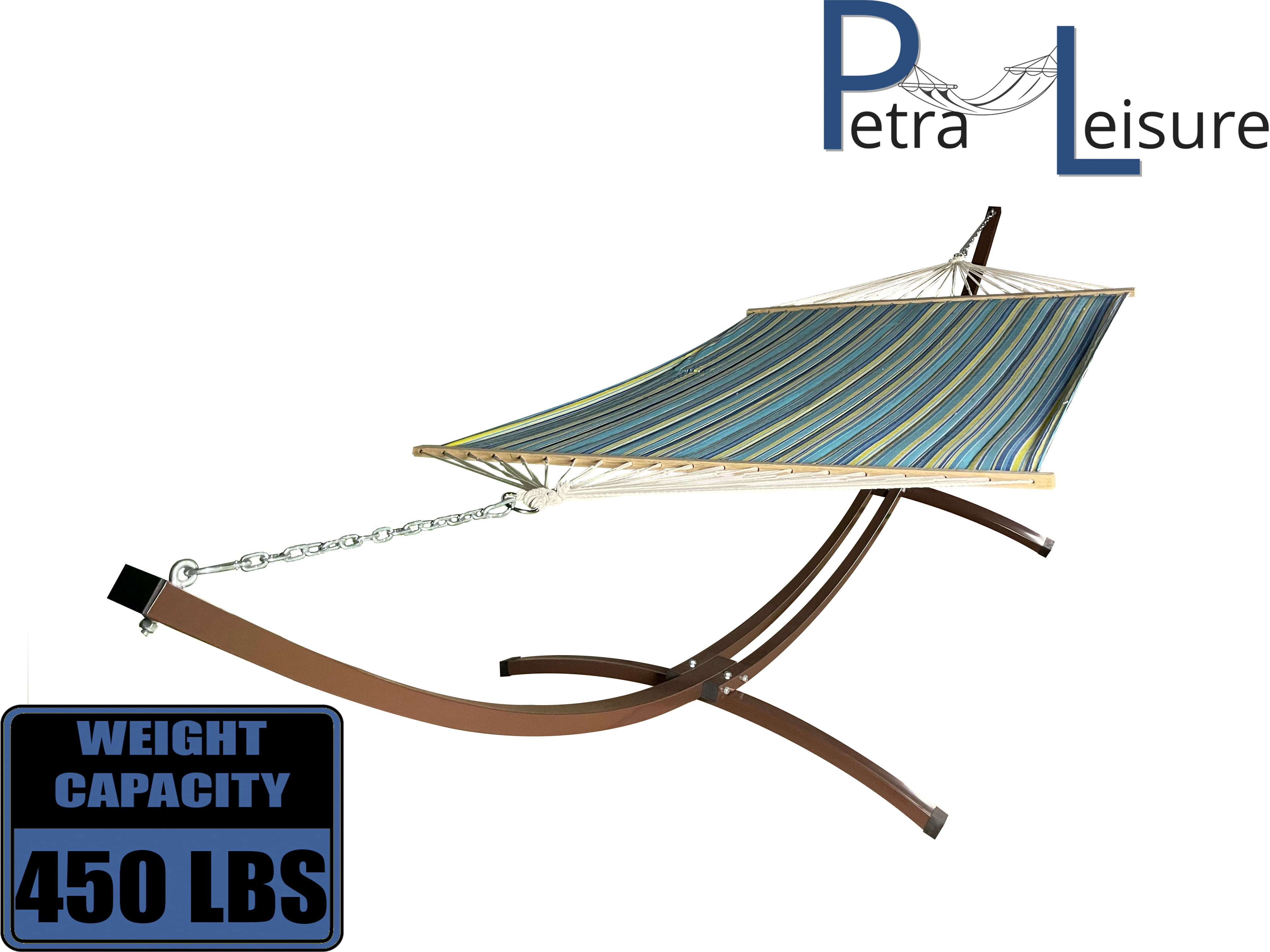Details about   Petra Leisure Quilted Teal/Yellow TWO Person Hammock Bed STAND NOT INCLUDED 